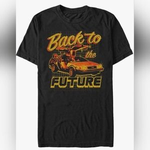Graphic T-shirt Back to the Future In Men's Black/Yellow, Size XL.New In Plastic